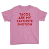 Tacos Are My Favorite Emotion Youth Tee
