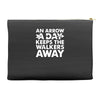 an arrow a day zombie dary Accessory Pouches