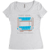 double decker couch Women's Triblend Scoop T-shirt