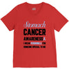 stomach cancer awaneress i wear periwinkle for someone special to me V-Neck Tee