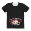 July Peeking Out Asian Baby Girl All Over Women's T-shirt