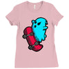 radical ghost Ladies Fitted T-Shirt