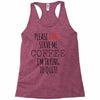 quitting coffee Racerback Tank