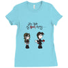 you stole my heart 3 Ladies Fitted T-Shirt