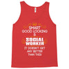 Smart Good Looking Social Worker Doesnt Get Better Than Tank Top