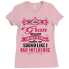 They Call Me Gran Partner In Crime Funny Ladies Fitted T-Shirt