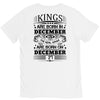 Real Kings Are Born On December 27 V-Neck Tee