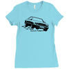 mercedes benz w126 Ladies Fitted T-Shirt