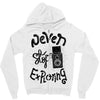 never stop exploring Zipper Hoodie