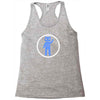 blue cid wave lock Racerback Tank