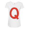 quail man Maternity Scoop Neck T-shirt