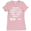 hacking time Ladies Fitted T-Shirt