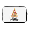 pizza lover's food pyramid Laptop sleeve