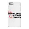 no violence against women's iPhone 7 Case