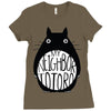 totoro Ladies Fitted T-Shirt