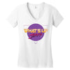 what's up jerks Women's V-Neck T-Shirt