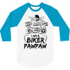 You Cant Scare Me I am Biker Pawpaw 3/4 Sleeve Shirt