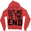 outlaws to the end 3 Zipper Hoodie