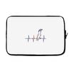 my heart beats for parrots Laptop sleeve