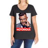 conor mcgregor notorious Ladies Curvy T-Shirt
