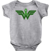 liver cancer wonder woman Baby Bodysuit