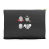 halloween hedgehogs Accessory Pouches