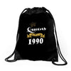 queens are born in 1990 Drawstring Bags