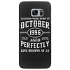 legends were born in october genuıne 1996 qualıty one kind of aged l Samsung Galaxy S7 Edge