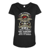 I'm A Veteran Dad T Shirt Maternity Scoop Neck T-shirt