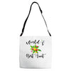 world's best aunt Adjustable Strap Totes