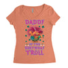 birthday troll daddy Women's Triblend Scoop T-shirt