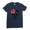 day of dead sugar skull Ladies Fitted T-Shirt