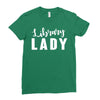 library lady Ladies Fitted T-Shirt