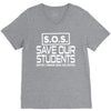S.O.S. Save Our Students V-Neck Tee