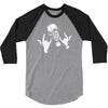 devil horns 3/4 Sleeve Shirt
