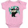 mo hawk ninja Baby Onesie