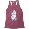 lonely astronaut Racerback Tank