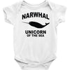 narwhal whale Baby Onesie