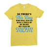 So There's This Boy Who Will Always Have A Piece Of My Heart He Calls Ladies Fitted T-Shirt