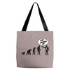 stop following me monkey Tote Bags