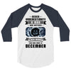Never Underestimate A Man Who Watches Black Mirror And Was Born in 3/4 Sleeve Shirt