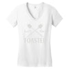let's get toasted Women's V-Neck T-Shirt