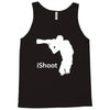 ishoot   camera photographer trained shooting funny gun photo gift tee Tank Top