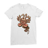 in space no one can hear you scream Ladies Fitted T-Shirt