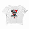 jurassic park raptor natural Crop Top
