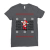 ugly super mario christmas Ladies Fitted T-Shirt