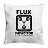 flux capacitor Throw Pillow