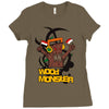 wood monster Ladies Fitted T-Shirt