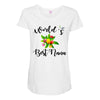 world's best nana Maternity Scoop Neck T-shirt