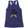 down with homework Racerback Tank